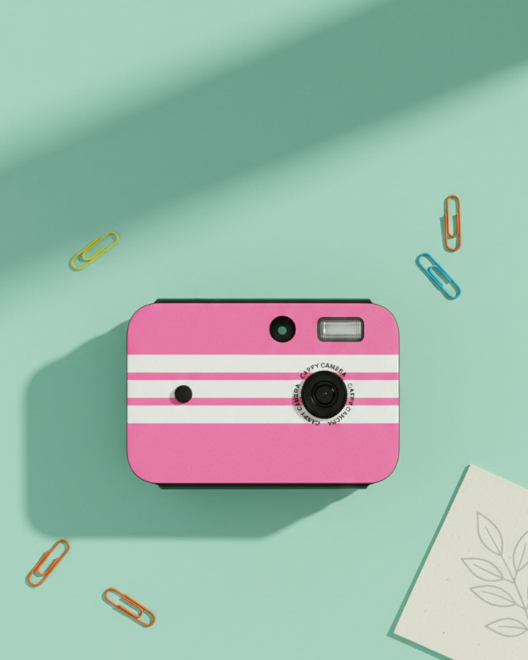 Cappy Camera — Screenless Digital Camera, Pink Dream Case, Retro Film-Style Photos & Video, 32GB SD Card Included