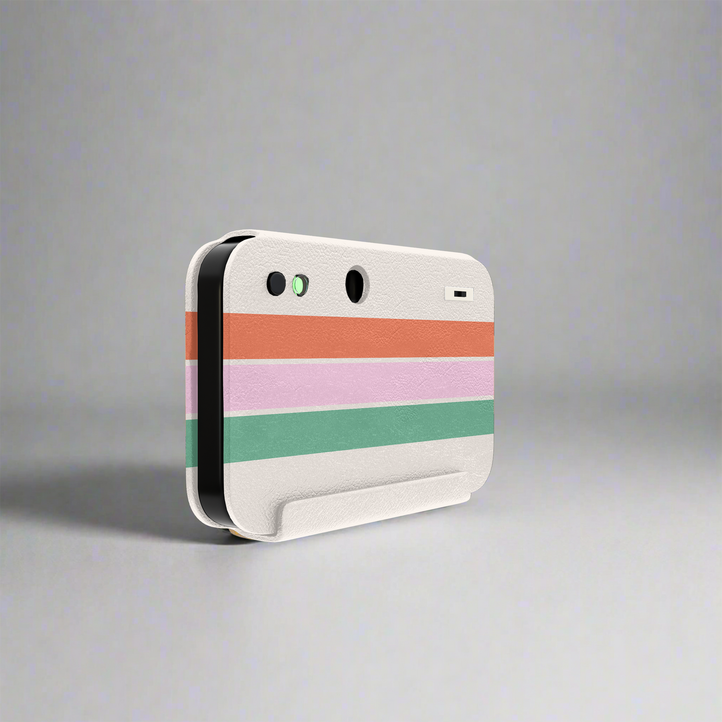 All White & 3 Stripes Cappy Camera- Cappy Camera Bundle