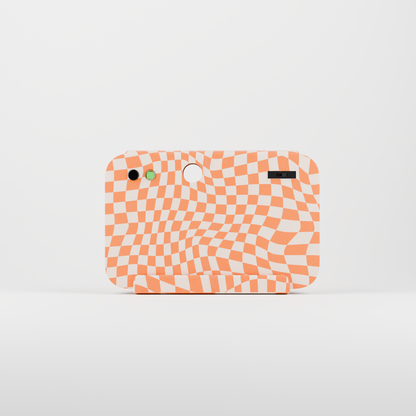 Case Only Groovy Check Vibes Orange