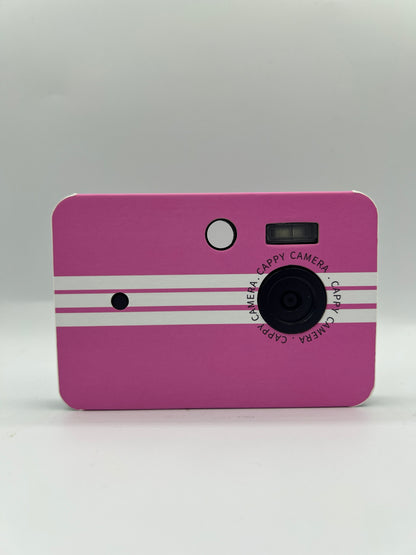 Cappy Camera — Screenless Digital Camera, Pink Dream Case, Retro Film-Style Photos & Video, 32GB SD Card Included