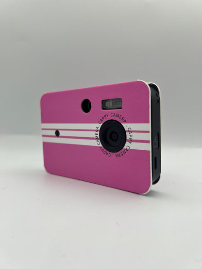 Cappy Camera — Screenless Digital Camera, Pink Dream Case, Retro Film-Style Photos & Video, 32GB SD Card Included