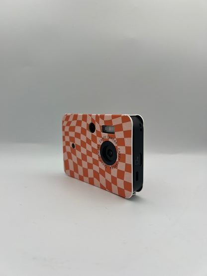 Cappy Camera — Screenless Digital Camera, Groovy Checkers Case, Retro Film-Style Photos & Video, 32GB SD Card Included