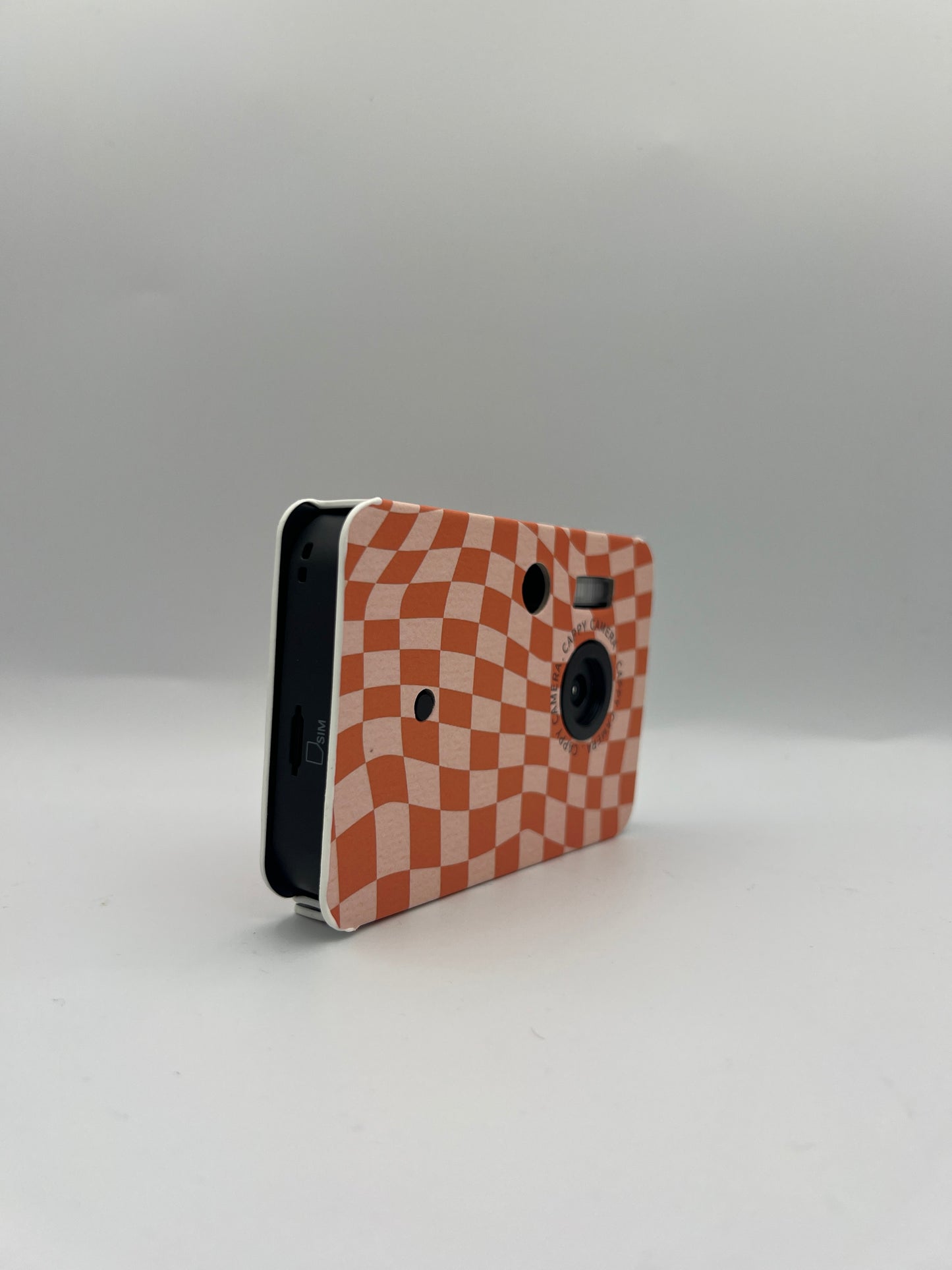 Cappy Camera — Screenless Digital Camera, Groovy Checkers Case, Retro Film-Style Photos & Video, 32GB SD Card Included