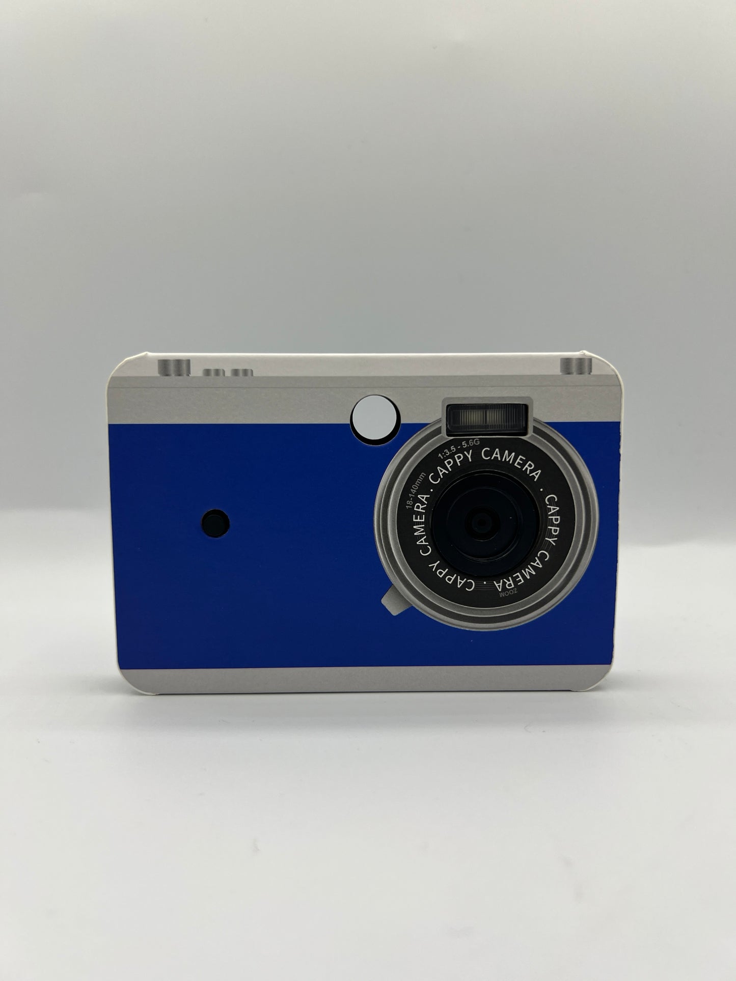 Cappy Camera — Screenless Digital Camera, Retro Blue Case, Retro Film-Style Photos & Video, 32GB SD Card Included