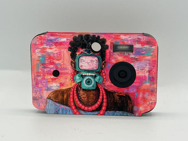 Cappy Camera with the Neon Camera Portrait case design (concept)