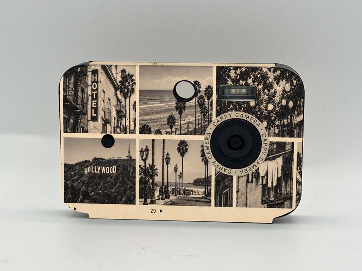 Cappy Camera with the Vintage Contact Sheet case design (concept)