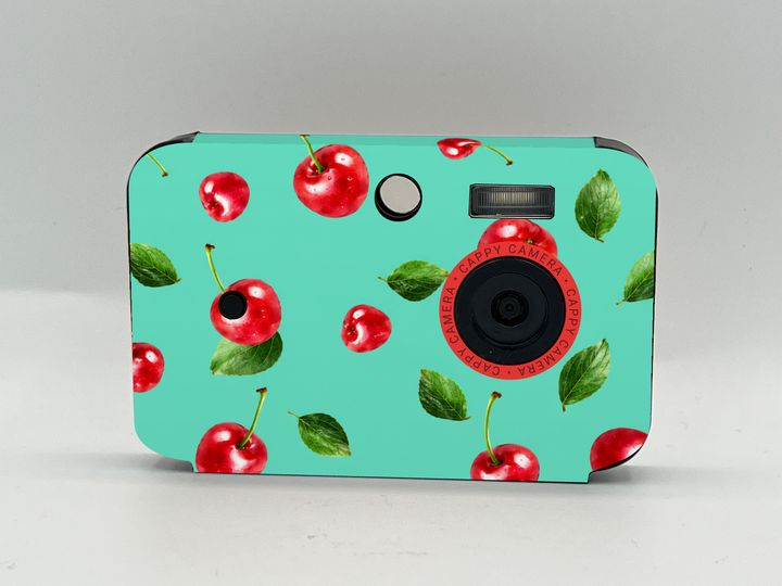 Cappy Camera with the Cherry Soda case design (concept)