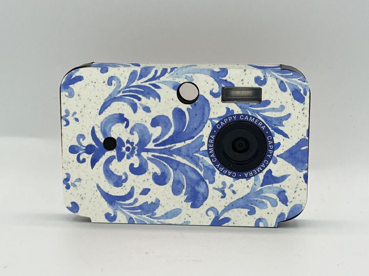 Cappy Camera with the Blue Porcelain case design (concept)
