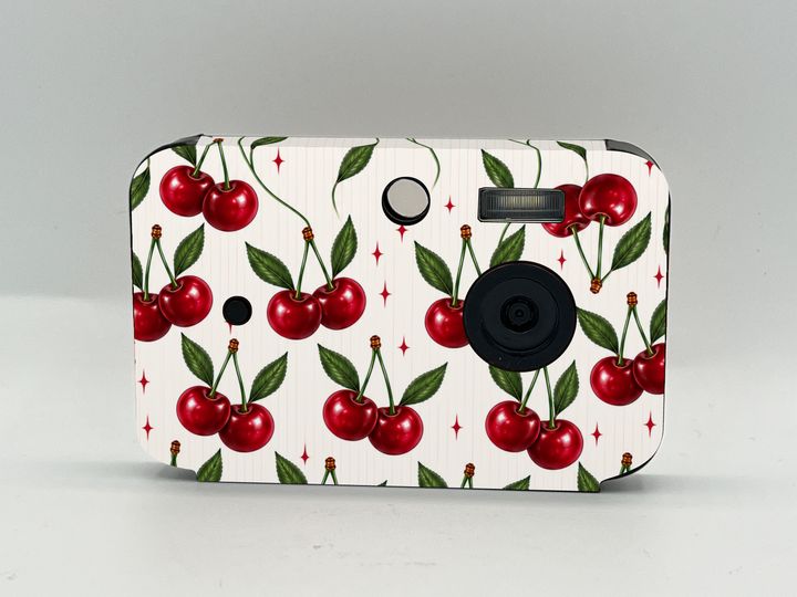Cappy Camera with the Cherry Crush case design (concept)