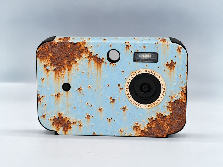 Cappy Camera with the Weathered Powder Blue case design (concept)